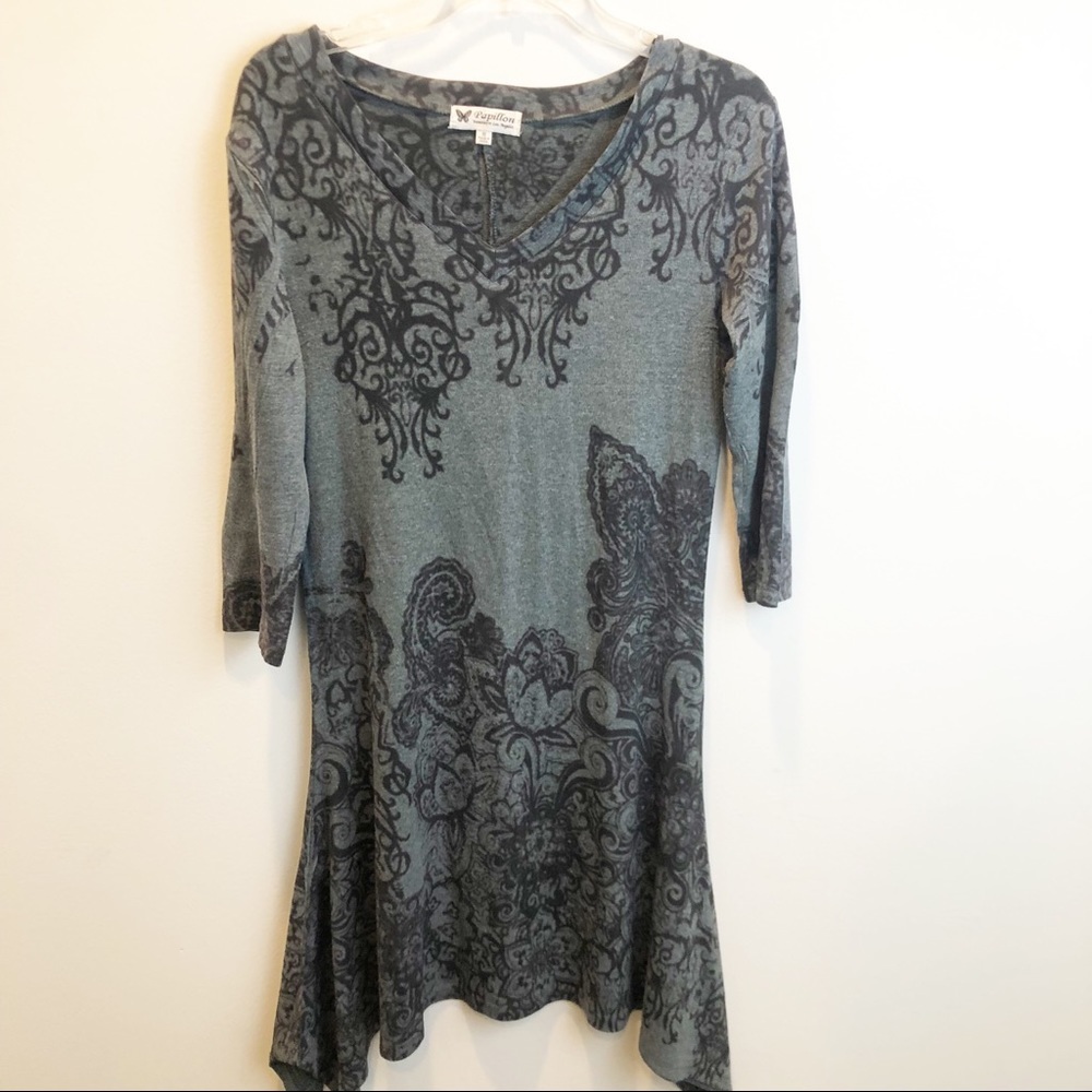 Papillon Gray Dress Medium